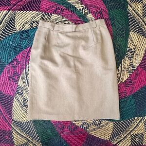 Vintage Khaki Pencil Skirt Size Medium